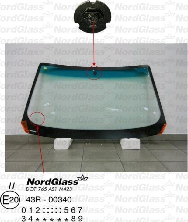 NordGlass 4045076 - Вітрове скло avtolavka.club