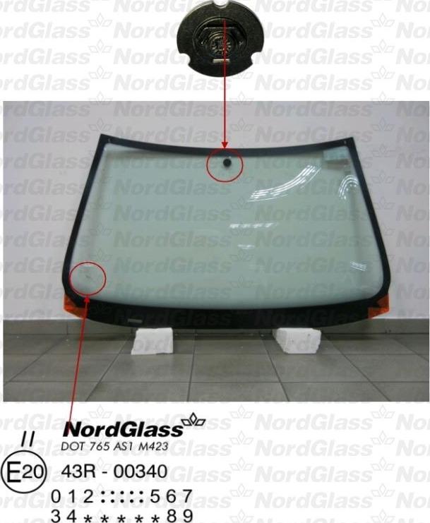 NordGlass 4045077 - Вітрове скло avtolavka.club