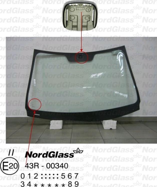 NordGlass 4045196 - Вітрове скло avtolavka.club