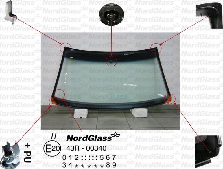 NordGlass 4045358 - Вітрове скло avtolavka.club