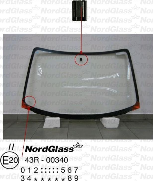 NordGlass 4045278 - Вітрове скло avtolavka.club