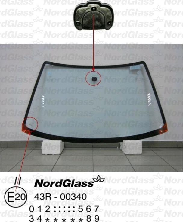 NordGlass 4045710 - Вітрове скло avtolavka.club