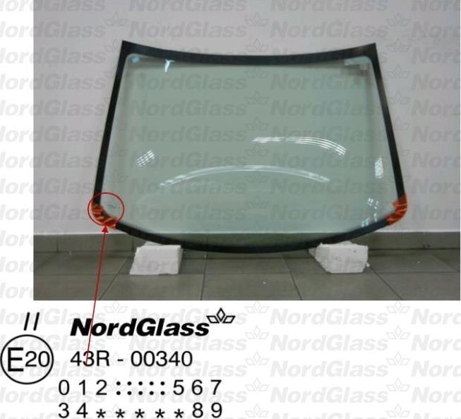 NordGlass 4046162 - Вітрове скло avtolavka.club