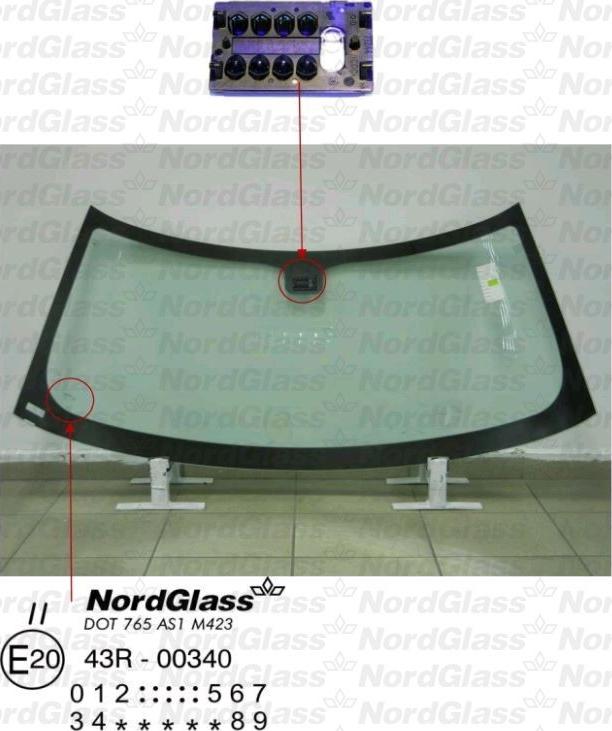 NordGlass 4043941 - Вітрове скло avtolavka.club