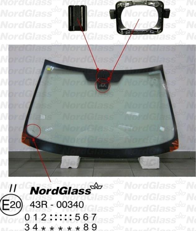 NordGlass 4043968 - Вітрове скло avtolavka.club