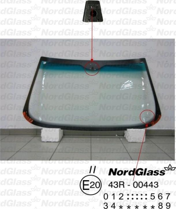 NordGlass 4043978 - Вітрове скло avtolavka.club