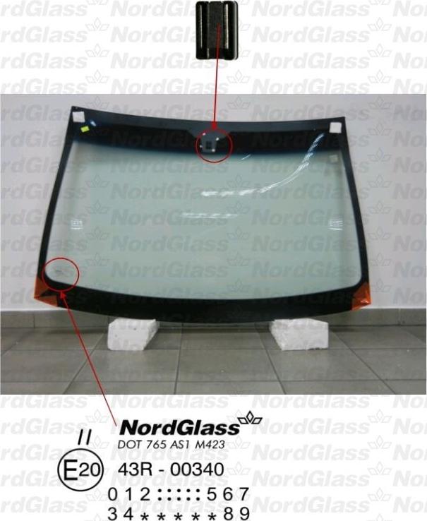 NordGlass 4043451 - Вітрове скло avtolavka.club