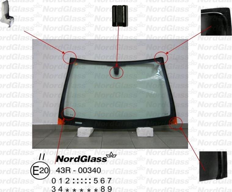 NordGlass 4043486 - Вітрове скло avtolavka.club