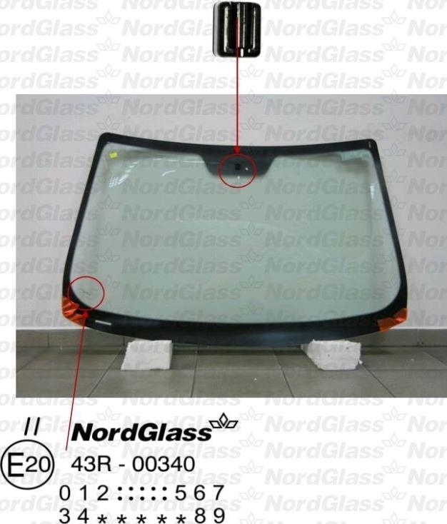 NordGlass 4043420 - Вітрове скло avtolavka.club