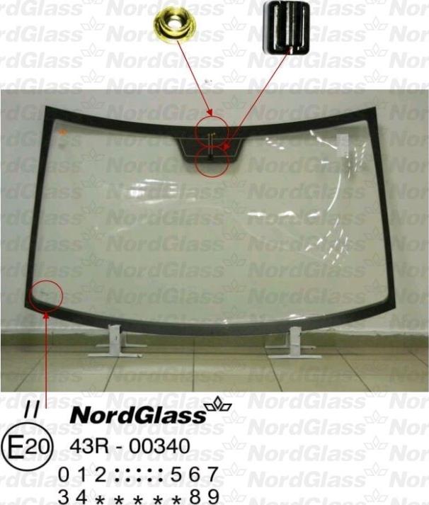 NordGlass 4043479 - Вітрове скло avtolavka.club