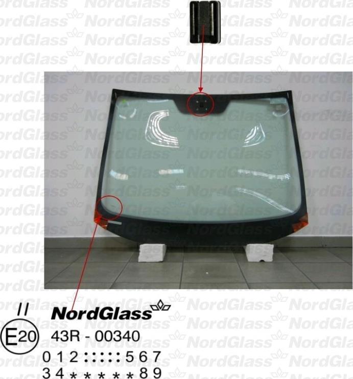 NordGlass 4043559 - Вітрове скло avtolavka.club