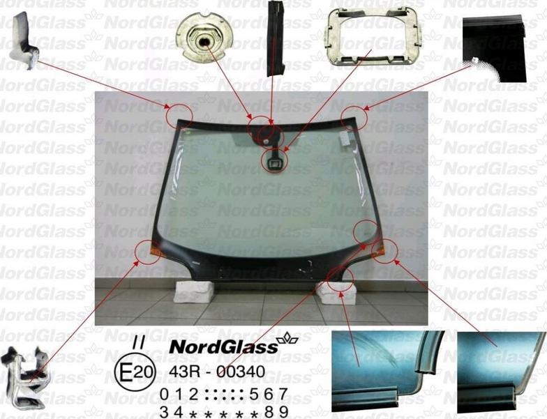 NordGlass 4043534 - Вітрове скло avtolavka.club