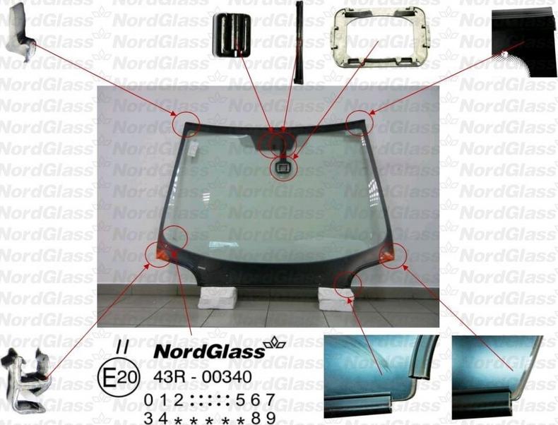 NordGlass 4043533 - Вітрове скло avtolavka.club