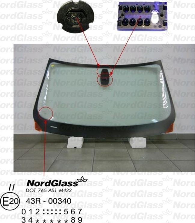 NordGlass 4043608 - Вітрове скло avtolavka.club