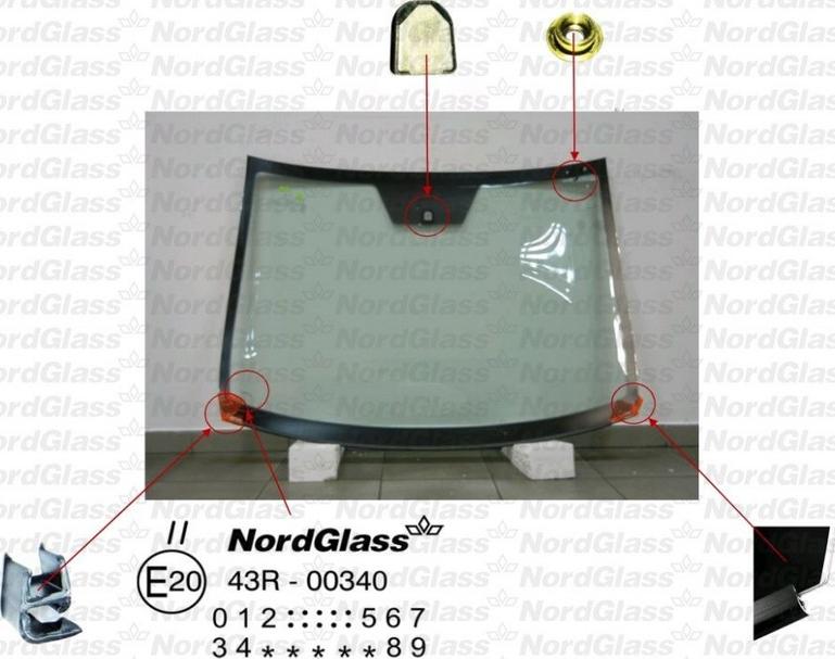 NordGlass 4043637 - Вітрове скло avtolavka.club