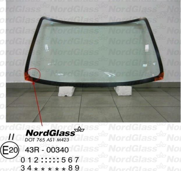 NordGlass 4043620 - Вітрове скло avtolavka.club