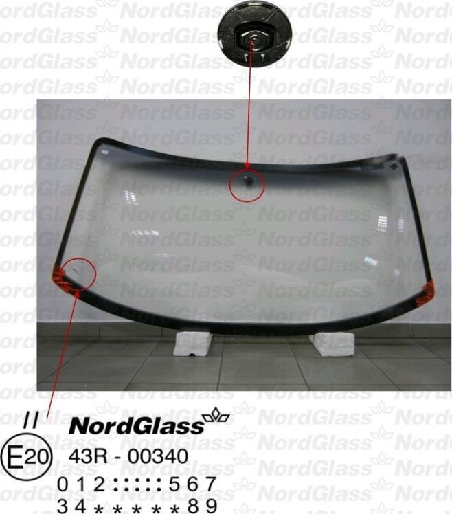 NordGlass 4043168 - Вітрове скло avtolavka.club