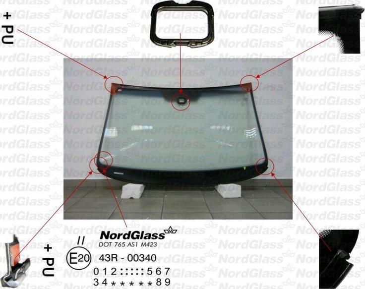 NordGlass 4043897 - Вітрове скло avtolavka.club