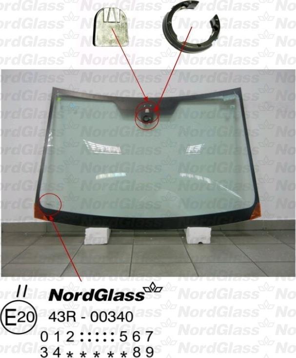 NordGlass 4043841 - Вітрове скло avtolavka.club