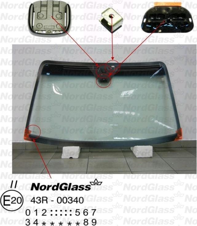 NordGlass 4043801 - Вітрове скло avtolavka.club