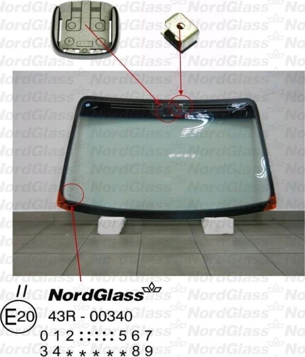 NordGlass 4043802 - Вітрове скло avtolavka.club