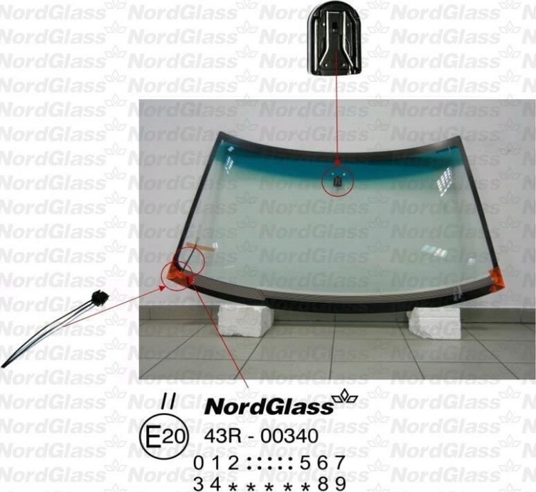 NordGlass 4043835 - Вітрове скло avtolavka.club
