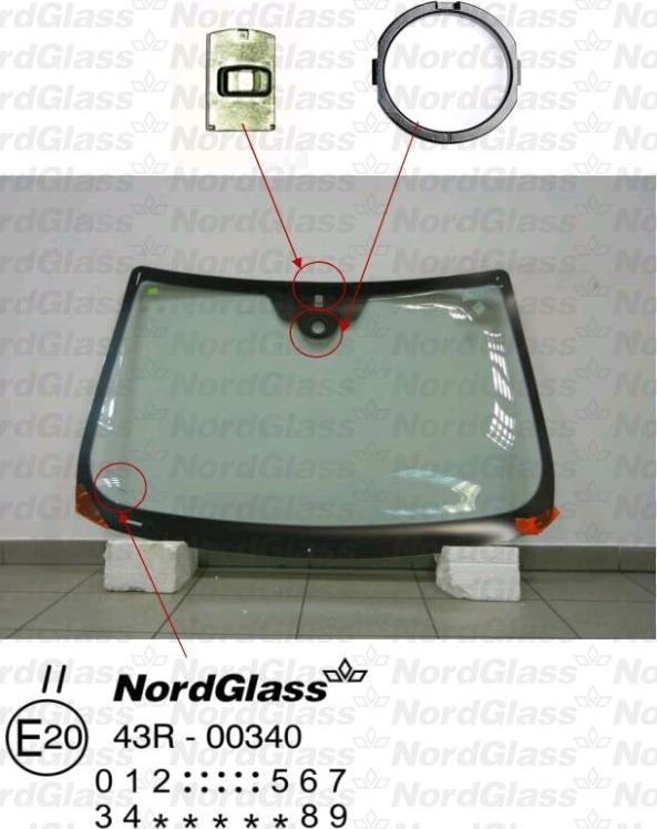 NordGlass 4043399 - Вітрове скло avtolavka.club