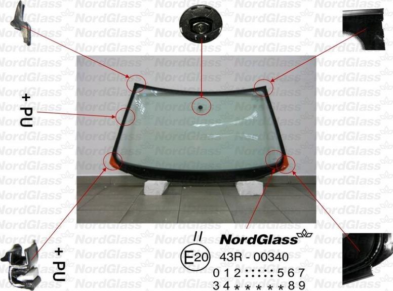 NordGlass 4043254 - Вітрове скло avtolavka.club