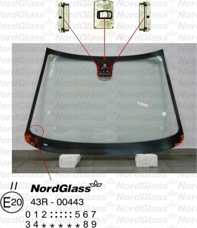 NordGlass 4043257 - Вітрове скло avtolavka.club