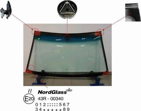 NordGlass 4043269 - Вітрове скло avtolavka.club