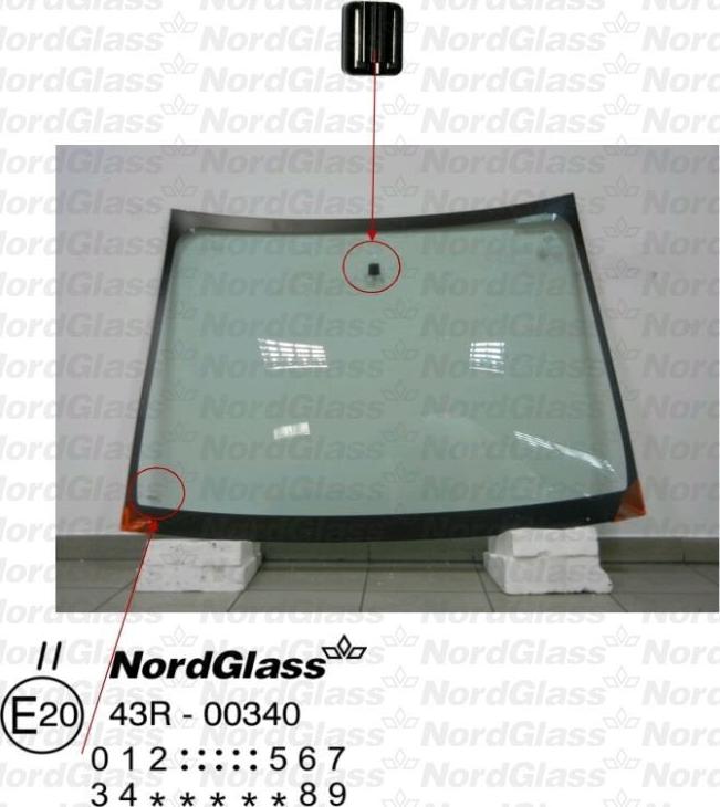 NordGlass 4043263 - Вітрове скло avtolavka.club