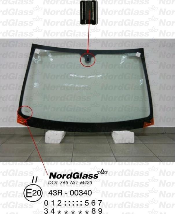 NordGlass 4043213 - Вітрове скло avtolavka.club