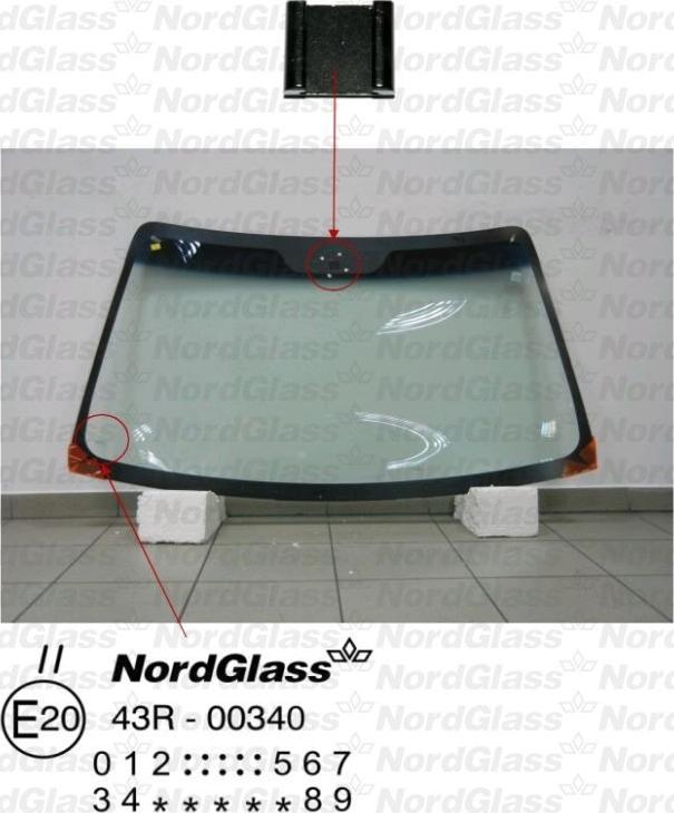 NordGlass 4043706 - Вітрове скло avtolavka.club