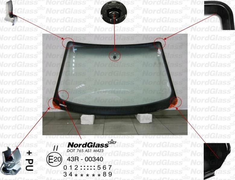 NordGlass 4043725 - Вітрове скло avtolavka.club