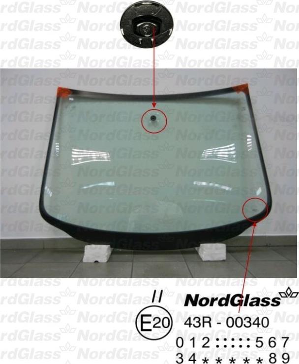 NordGlass 4042440 - Вітрове скло avtolavka.club