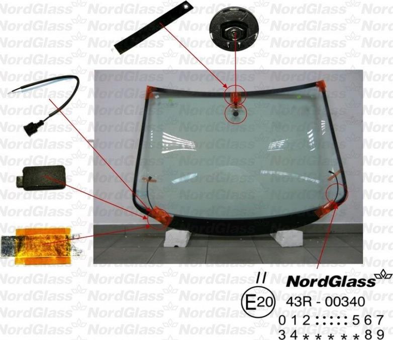 NordGlass 4042447 - Вітрове скло avtolavka.club