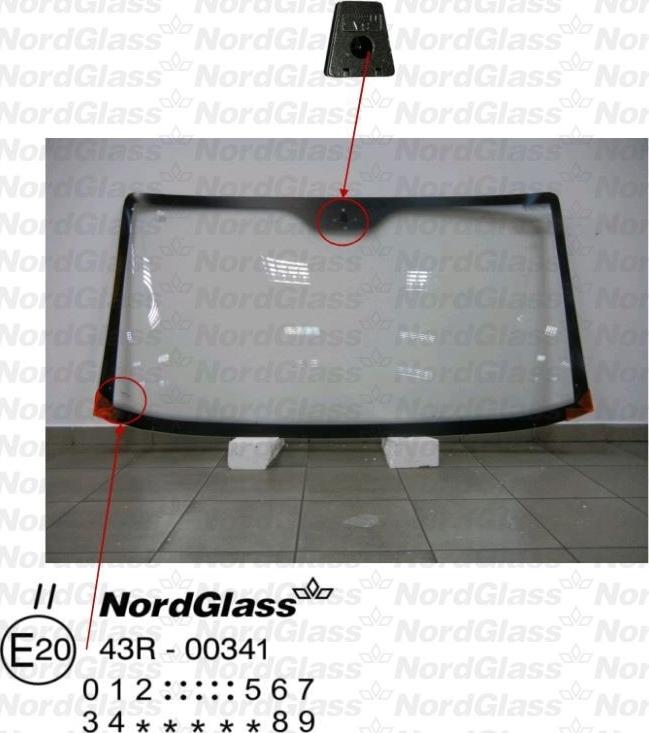 NordGlass 4042430 - Вітрове скло avtolavka.club