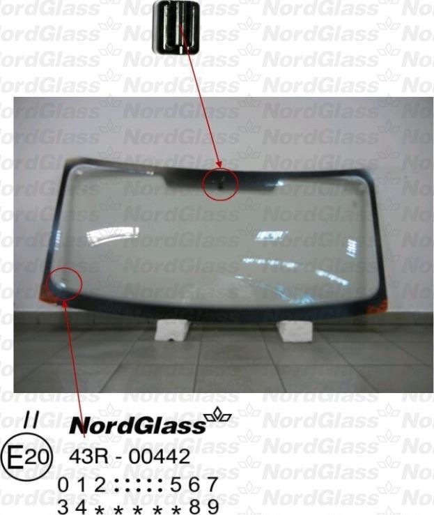 NordGlass 4043344 - Вітрове скло avtolavka.club