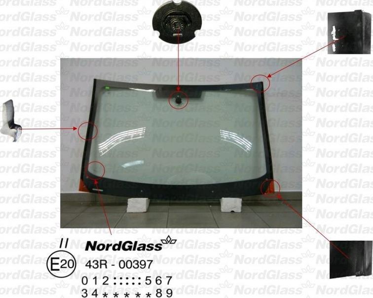 NordGlass 4042584 - Вітрове скло avtolavka.club