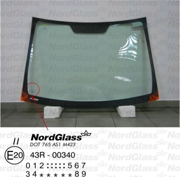 NordGlass 4045336 - Вітрове скло avtolavka.club