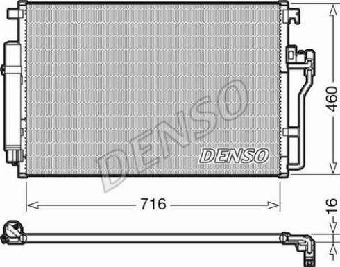 NPS DCN17008 - Конденсатор, кондиціонер avtolavka.club