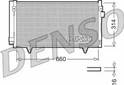 NPS DCN36003 - Конденсатор, кондиціонер avtolavka.club