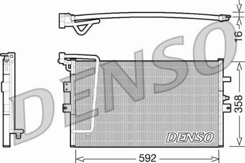 NPS DCN25002 - Конденсатор, кондиціонер avtolavka.club