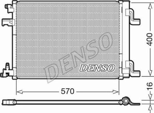 NPS DCN20001 - Конденсатор, кондиціонер avtolavka.club