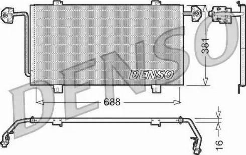 NPS DCN23023 - Конденсатор, кондиціонер avtolavka.club