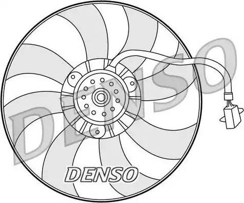 NPS DER32007 - Вентилятор, охолодження двигуна avtolavka.club