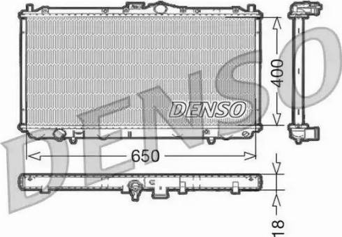 NPS DRM45010 - Радіатор, охолодження двигуна avtolavka.club
