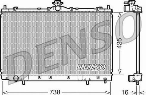 NPS DRM45012 - Радіатор, охолодження двигуна avtolavka.club
