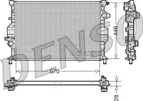 NPS DRM10088 - Радіатор, охолодження двигуна avtolavka.club