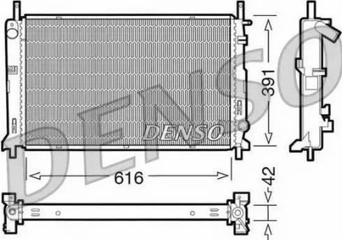 NPS DRM10071 - Радіатор, охолодження двигуна avtolavka.club